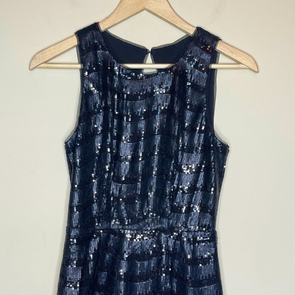 BCBGmaxazria black nera sequin mini dress - Picture 3 of 9